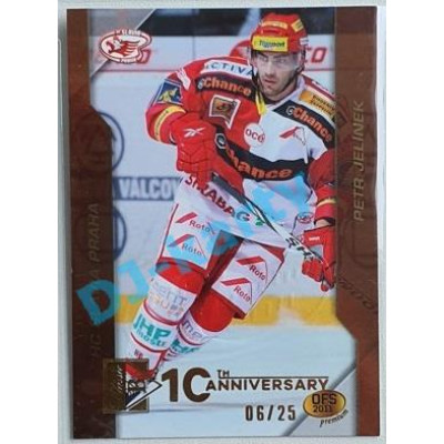 2020/21 OFS 2. série Petr Jelínek #66 06/25 Buyback Embosed GOLD