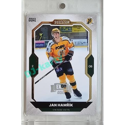 2023/24 Goal cards Chance Liga 2. série #219 Jan Hamřík Expo Silver 1of7