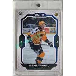 2023/24 Goal cards Chance Liga 2. série #231 Miroslav Holec Blue 10/10