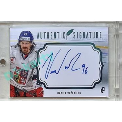 2023/24 LC Expectations Road to Prague #AS-36 Daniel Voženílek Authentic Signature Turquoise 1/1