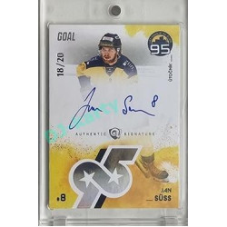2024 Goal Cards 95. VÝROČÍ ZLÍNSKÉHO HOKEJE #ZL24 Jan Süss Signature xx/20