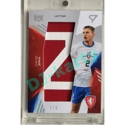 2024 Sportzoo HRDÍ LVI #UM-DZ David Zima Unique Mark 1/4