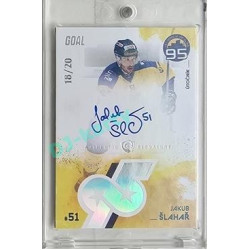 2024 Goal Cards 95. VÝROČÍ ZLÍNSKÉHO HOKEJE #ZL25 Jakub Šlahař Signature xx/20