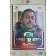 2023/24 Goal cards Chance Liga 2. série #BB-19 Jozef Daňo Behind the Bench Rainbow perleť Expo 1of1