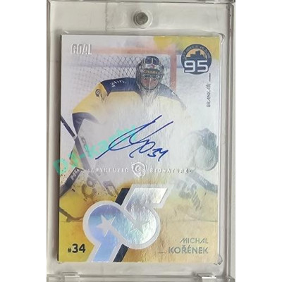 2024 Goal Cards 95. VÝROČÍ ZLÍNSKÉHO HOKEJE #ZL02 Michal Kořének Expo Ostrava Signature x/5