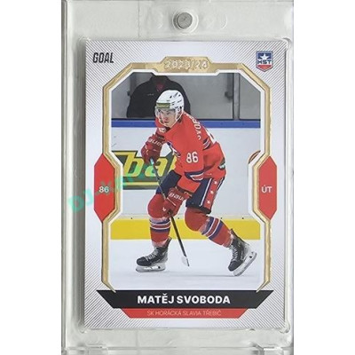 2023/24 Goal cards Chance Liga 1. série #039 Matěj Svoboda Gold 1of20