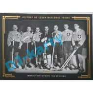 2020 OFS SSČH Mistrovství Evropy 1914 Německo #HCNT-04 03/10 History of Czech National Teams Gold