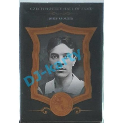 2020 OFS Síň slávy českého hokeje Josef Šroubek #SSCH-003 07/25 Black Cut