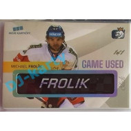 2020 MK reprezentace Michael Frolík #3 1/1 Game Used Memorabilia Nameplate