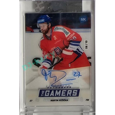 2023 MK The Gamers Extended #TG-MR Martin Růžička Legends autographs BLUE 06/10