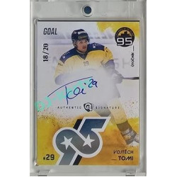 2024 Goal Cards 95. VÝROČÍ ZLÍNSKÉHO HOKEJE #ZL26 Vojtěch Tomi Signature xx/20