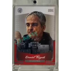 2023/24 Goal cards Chance Liga 2. série #BB-20 Daniel Tvrzník Behind the Bench Rainbow perleť Expo 1of1