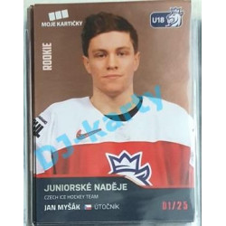 2020 MK reprezentace Jan Myšák RC juniorské naděje #84 14/25 Red