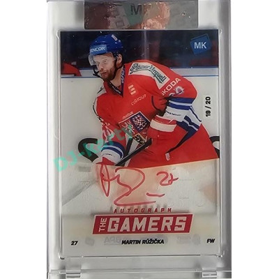 2023 MK The Gamers Extended #TG-MR Martin Růžička Legends autographs RED 19/20
