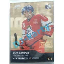 2020 MK reprezentace Radovan Pavlík #25 2/5 Gold Czech Expo