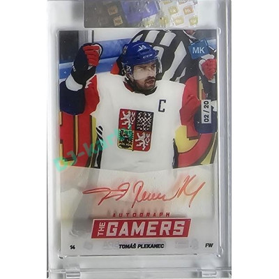 2023 MK The Gamers Extended #TG-TP Tomáš Plekanec Legends autographs RED 02/20