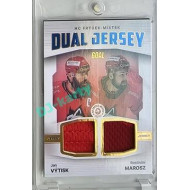 2023/24 Goal cards Chance Liga 2. série #JD-12 Jan Výtisk / Rostislav Marosz Game Used Material Dual Jersey 05/10