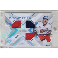 2024 Sportzoo Hokejové ČESKO #JF-KO Michal Kovařčík Jersey Fragments Level 2 20/35