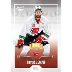 2022/23 Goal Cards Chance Liga 2. série #351 Tomáš Zeman Expo