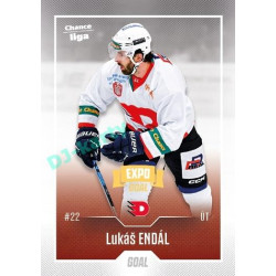 2022/23 Goal Cards Chance Liga 2. série #354 Lukáš Endál Expo