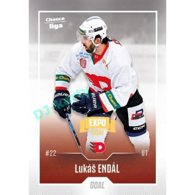 2022/23 Goal Cards Chance Liga 2. série #354 Lukáš Endál Expo