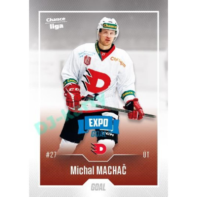 2022/23 Goal Cards Chance Liga 2. série #355 Michal Machač Expo Blue x/4