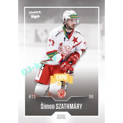 2022/23 Goal Cards Chance Liga 2. série #306 Šimon Szathmáry Expo