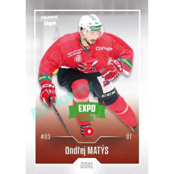 2022/23 Goal Cards Chance Liga 2. série #356 Ondřej Matýs Expo Green x/4