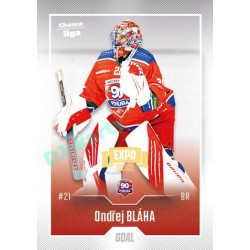 2022/23 Goal Cards Chance Liga 2. série #358 Ondřej Bláha Expo Ostrava GOLD 1of2