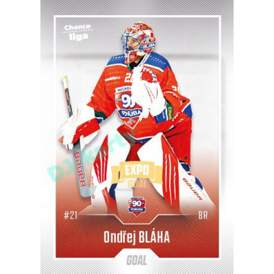 2022/23 Goal Cards Chance Liga 2. série #358 Ondřej Bláha Expo Ostrava GOLD 1of2