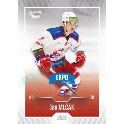 2022/23 Goal Cards Chance Liga 2. série #359 Jan Mlčák Expo Blue x/4
