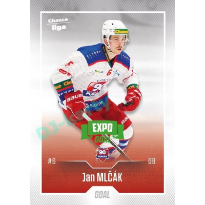 2022/23 Goal Cards Chance Liga 2. série #359 Jan Mlčák Expo Green x/4