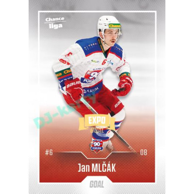 2022/23 Goal Cards Chance Liga 2. série #359 Jan Mlčák Expo Ostrava GOLD 1of2