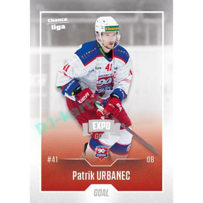 2022/23 Goal Cards Chance Liga 2. série #360 Patrik Urbanec Expo Ostrava SILVER 1of2