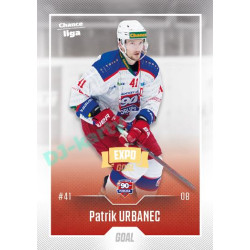2022/23 Goal Cards Chance Liga 2. série #360 Patrik Urbanec Expo Ostrava GOLD 1of2
