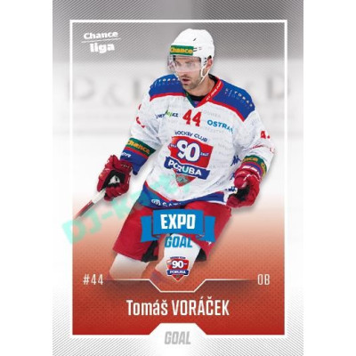 2022/23 Goal Cards Chance Liga 2. série #361 Tomáš Voráček Expo Blue x/4
