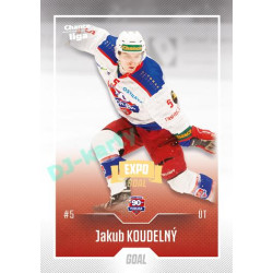 2022/23 Goal Cards Chance Liga 2. série #362 Jakub Koudelný Expo Ostrava GOLD 1of2