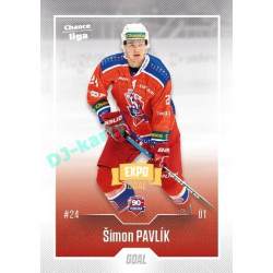 2022/23 Goal Cards Chance Liga 2. série #363 Šimon Pavlík Expo