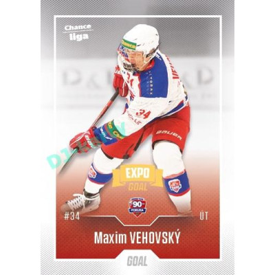 2022/23 Goal Cards Chance Liga 2. série #364 Maxim Vehovský Expo