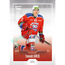 2022/23 Goal Cards Chance Liga 2. série #365 Tomáš Gřeš Expo Ostrava SILVER 1of2