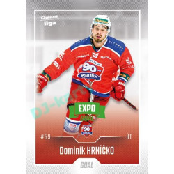 2022/23 Goal Cards Chance Liga 2. série #366 Dominik Hrníčko Expo Green x/4