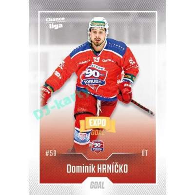 2022/23 Goal Cards Chance Liga 2. série #366 Dominik Hrníčko Expo