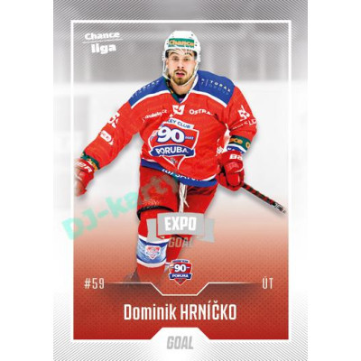 2022/23 Goal Cards Chance Liga 2. série #366 Dominik Hrníčko Expo Ostrava SILVER 1of2