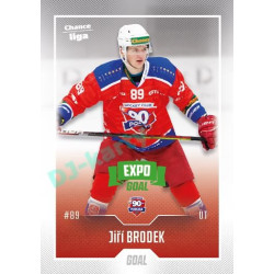 2022/23 Goal Cards Chance Liga 2. série #368 Jiří Brodek Expo Green x/4