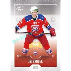 2022/23 Goal Cards Chance Liga 2. série #368 Jiří Brodek Expo