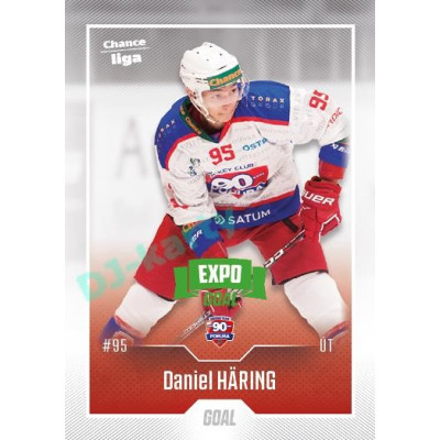 2022/23 Goal Cards Chance Liga 2. série #370 Daniel Häring Expo Green x/4