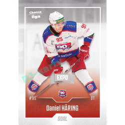 2022/23 Goal Cards Chance Liga 2. série #370 Daniel Häring Expo Ostrava SILVER 1of2