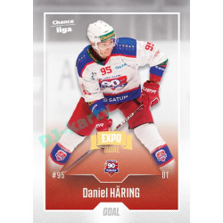 2022/23 Goal Cards Chance Liga 2. série #370 Daniel Häring Expo Ostrava GOLD 1of2
