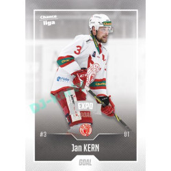 2022/23 Goal Cards Chance Liga 2. série #307 Jan Kern Expo Ostrava SILVER 1of2