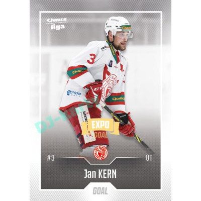 2022/23 Goal Cards Chance Liga 2. série #307 Jan Kern Expo Ostrava GOLD 1of2